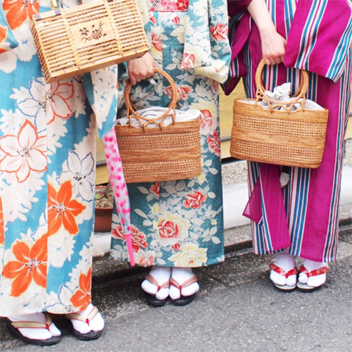 浴衣の着付け