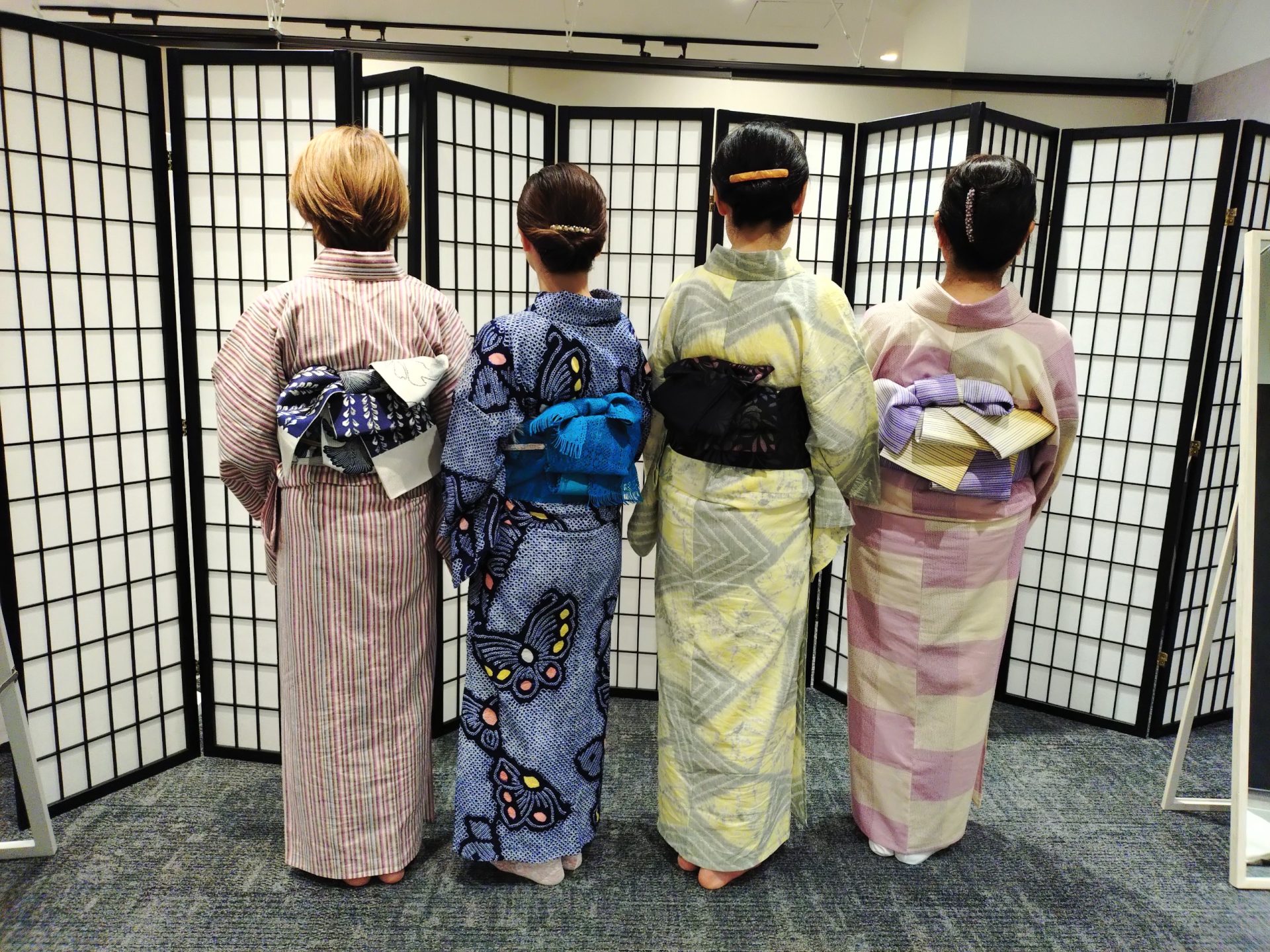 お稽古「浴衣の着かた」