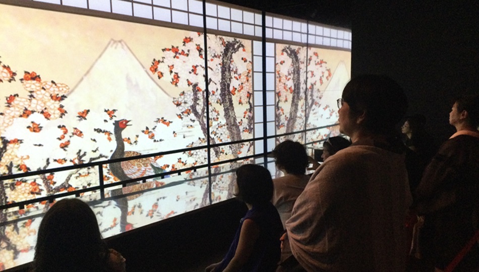 『動き出す浮世絵展』へ🌊