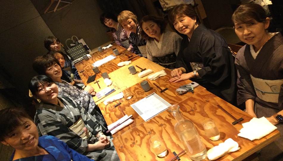 毎年恒例！着物👘で🌃女子会ナイト🌃！