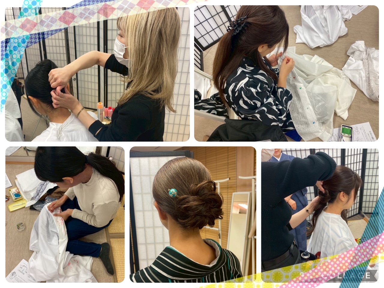 👘半衿付け講座＆ヘアセット講座👘